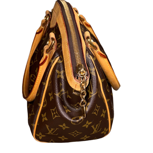 Louis Vuitton Monogram Tivoli PM satchel with Tan Accents - Picture 5 of 12